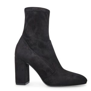 High heeled ankle boots